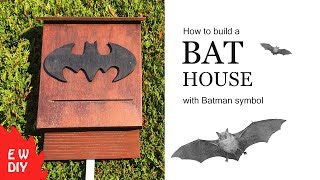 How to build a Bat House..!!!! Did you know bats eat thousands of insects each night so they are a great form of natural pest control! 