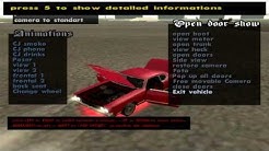 Hack GTA SAN ANDREAS PC MOD MENU TUNING 