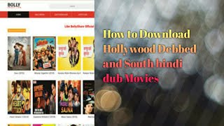 How to Download Hollywood and South Indian movies in hindi from Bollyshare By Technical Faheem|.. screenshot 1