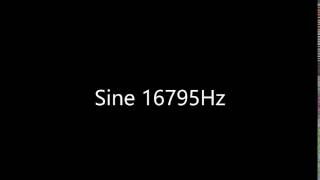 Sine 16795Hz Audio Only