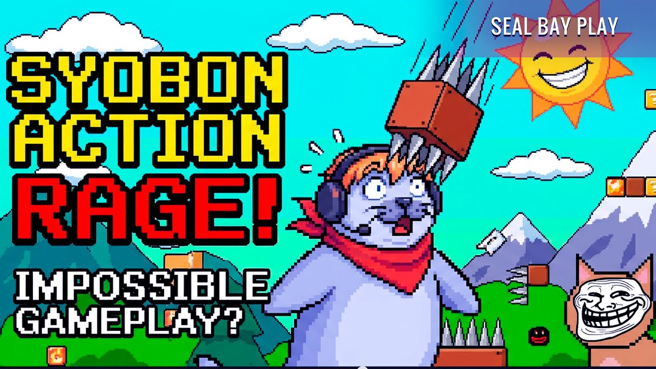 Мои нервы кончились через 5 минут ► Syobon action (Cat Mario, Neko Mario)