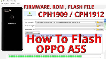 Oppo A5S Full Flash Scatter Rom By Free Tool - How To Flash CPH1909 / CPH1912 Hang On Logo