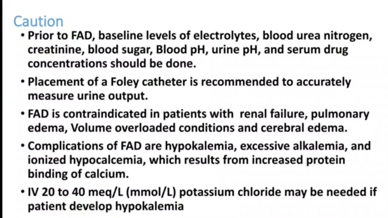Forced Alkaline Diuresis || # AETCM # Emergency Medicine