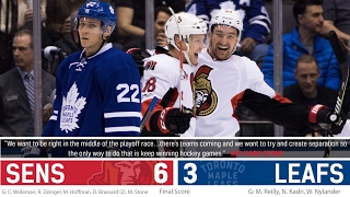 Feb 18: Sens vs. Leafs - Player Postgame Media
