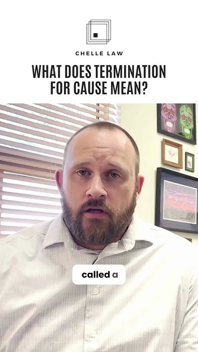 what-does-termination-for-cause-mean-youtube