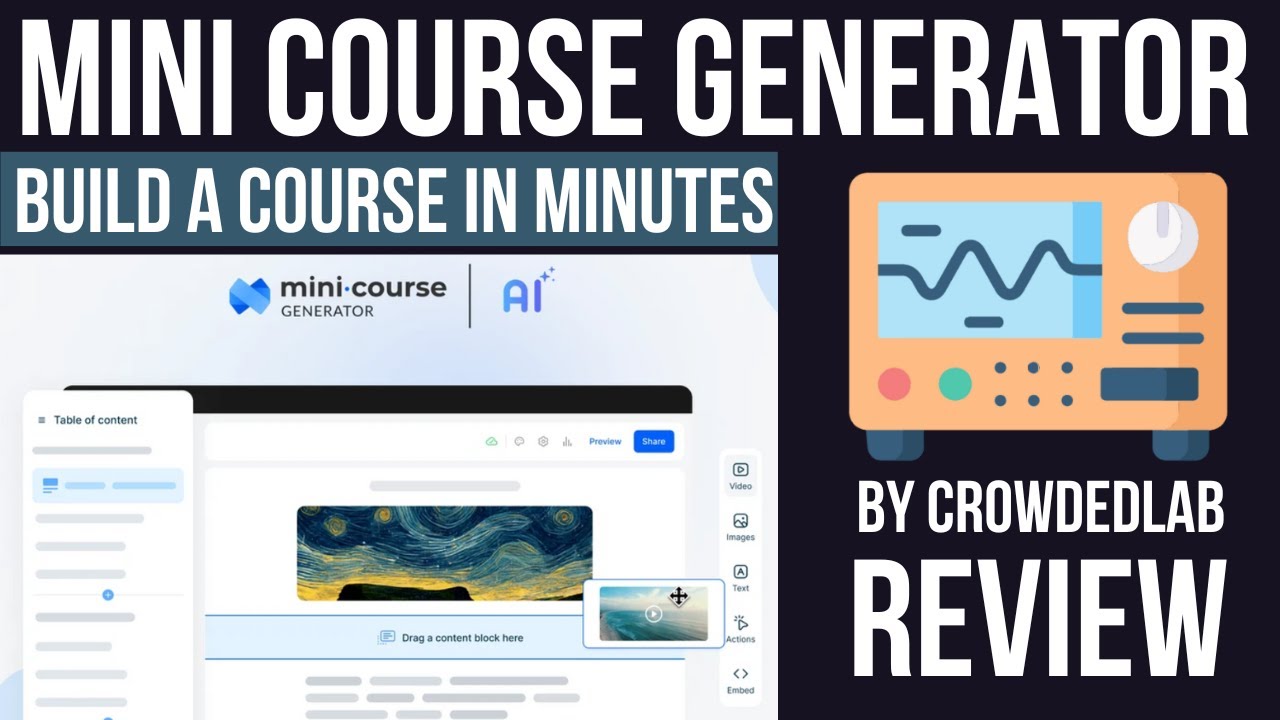 Mini Course Generator Review: Build Paid Courses in Minutes!