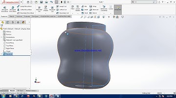 SOLIDWORKS TUTORIALS #3 REVOLVE FEATURE