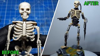 Kitbash: How to Build a Cyborg Skeleton Character Using Halloween Decorations