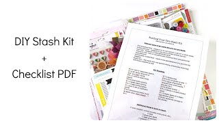 February 2019 Video-a-Thon Day 19 | DIY Stash Kit + Checklist