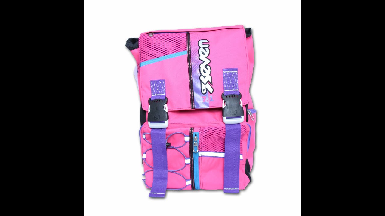 Zaini Scuola Media Seven Zaino Scuola Dual Detach, Azzurro