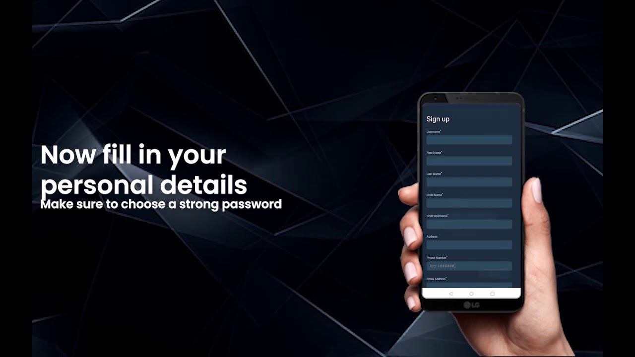 Creating a new user - Behavidence Research App