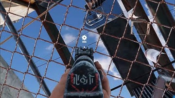 You can shoot and see through a workbench (one way bug)