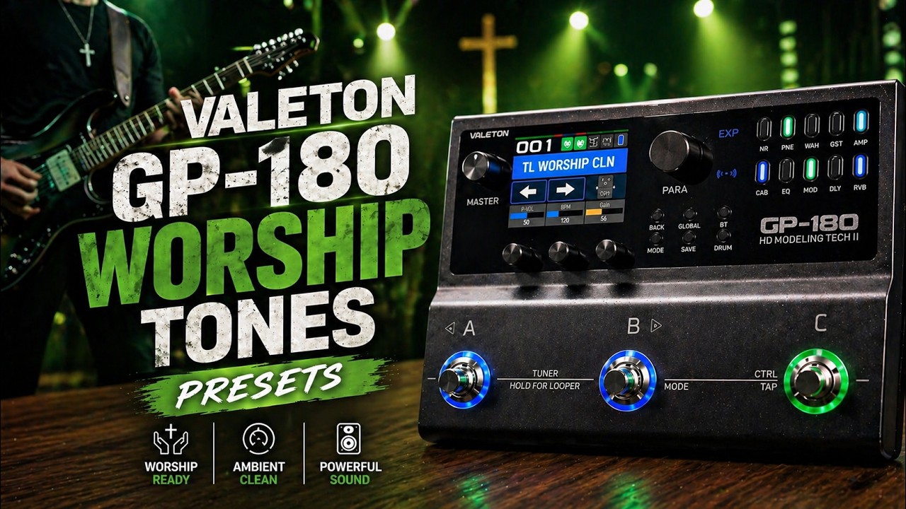 TL WORSHIP TONES PARA VALETON GP-180 | GP-180 PRESETS | INCLUYE IRs ...