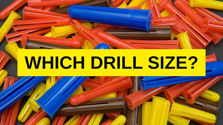 HOW TO: Choose the right drill for your wall plugs.