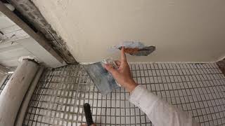 陽台天花板刷油漆Ep1膨管  鋼筋生銹  除銹  塗防銹底漆