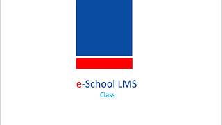 e-School | LMS | Manage Class