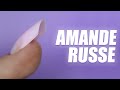 Tuto forme amande russe 🦋 ongles en gel