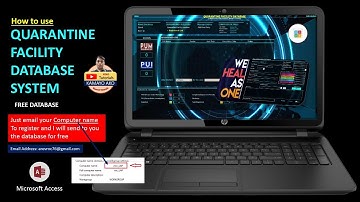 Ms Access - How to use Quarantine Facility Database System