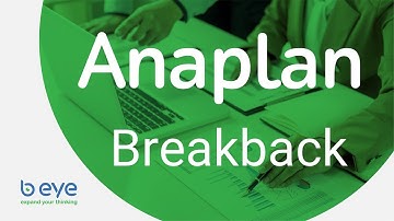 Anaplan Tips & Tricks: Breakback