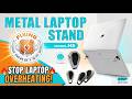 Mini Metal Laptop Stand Unboxing Best Laptop Stand Detailed Review 2026 Problem Solved! ✅
