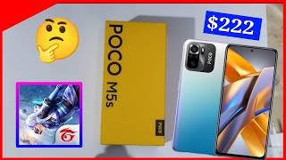 XIAOMI POCO M5S FREE FIRE// RENDIMIENTO  TEST para JUEGOS ¿QUE TAN BUENO ES? *2023*