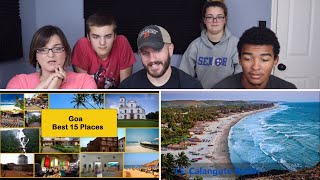 Goa Tourism REACTION! | Famous 10 Places to Visit in Goa Tour