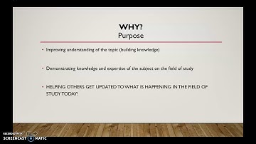 HOW TO MAKE A STATE OF THE ART