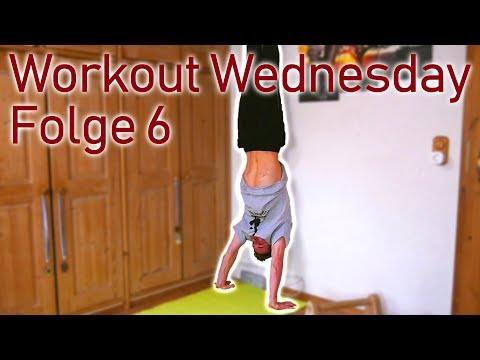 Workout Wednesday Folge 6 - Liegestütz, Handstand und L-Sit Grundlagen