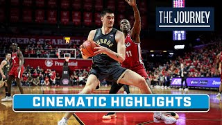 Cinematic Highlights: Purdue at Rutgers | Big Ten Basketball | The Journey