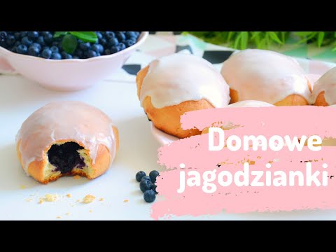 Proste domowe JAGODZIANKI z lukrem 💜😋💜 Prosty przepis na jagodzianki Ciastkożercy