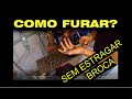 Como fazer furos em chapa grossa