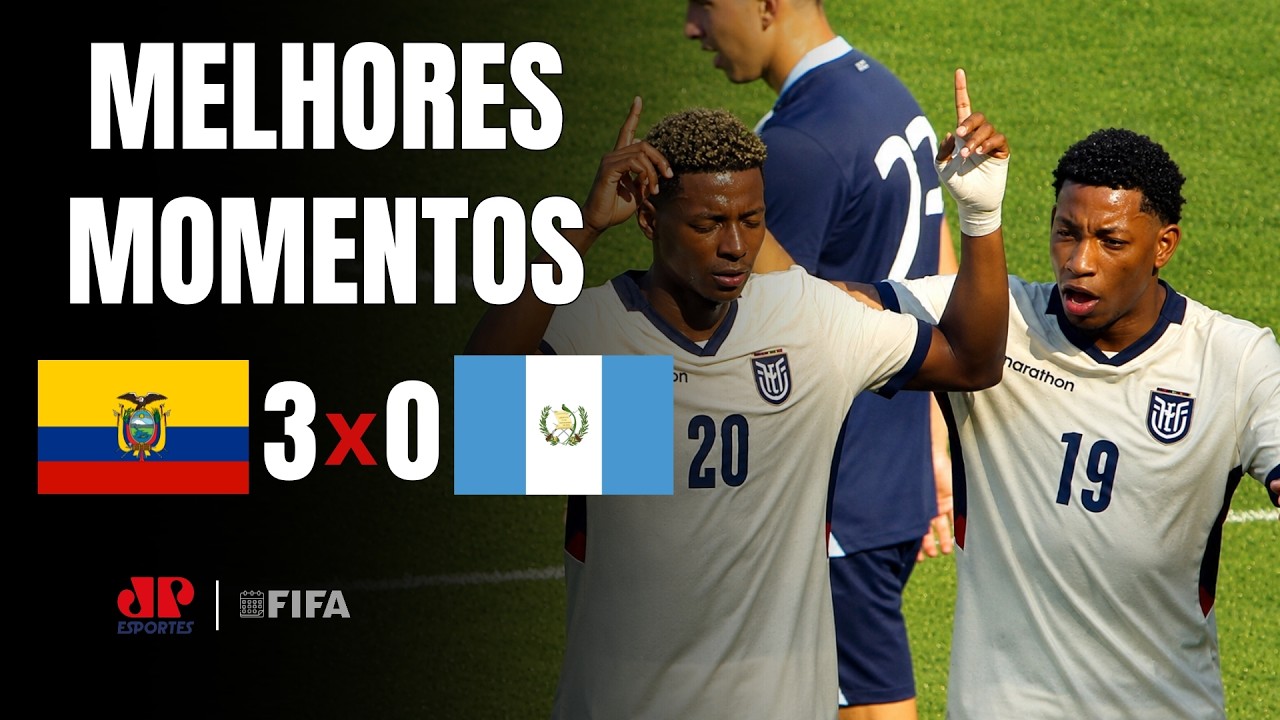 EQUADOR FAZ GOLAÇO DO "MEIO DA RUA" E VENCE FÁCIL A GUATEMALA ANTES DA COPA! | MELHORES MOMENTOS