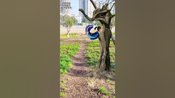 Big trees also have their own temperament😂😂Mobile special effects production video Magical big tree