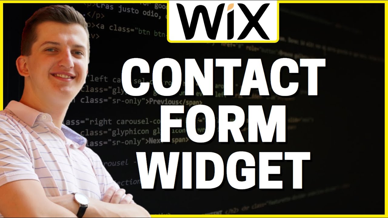 How To Add Contact Form In Wix - YouTube