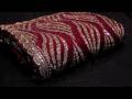 ARNG-4640 The Luxury Maroon Saree for Wedding Reception &amp; Cocktail Parties Fendi Fabric Viral Beads