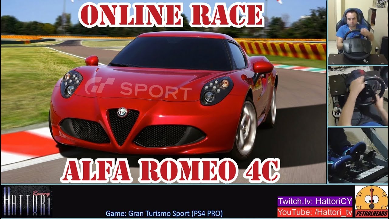 GT Sport | Nice Online Race | Alfa Romeo 4C (Streaming Footage) - YouTube