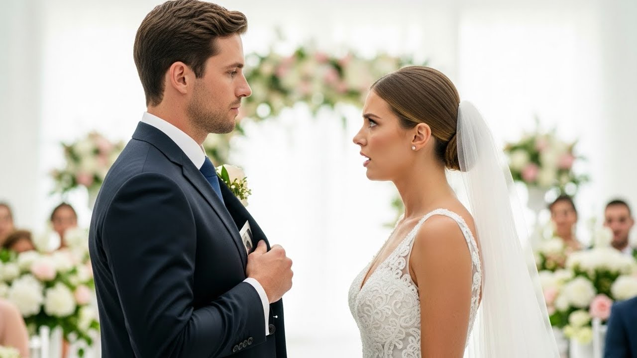 Durante o meu casamento, o padre percebeu algo estranho em mim e interrompeu a cerimônia…