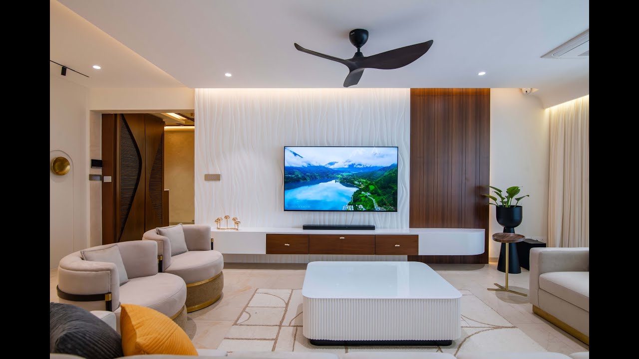 Luxurious 4500 sft eclectic modern contemporary apartment interiors by ...