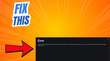 How to Fix “Your save data could not be loaded from the Rockstar cloud servers” in Grand Theft Auto