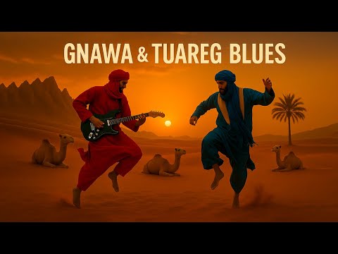 Gnawa Tuareg Blues Sahara Desert Guitar Fusion African Groove Vibes