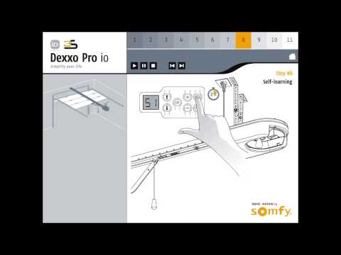 SOMFY : How to install a DEXXO PRO IO (English version)