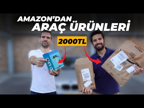 AMAZON'DAN 2000TL DEĞERİNDE ARABA AKSESUARLARI ALDIK | Keşif mi çöp mü?