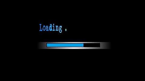 Loading Progress Bar - Template For Intro of Videos  - Preloader