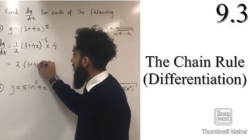 Edexcel A level Maths: 9.3 The Chain Rule (Differentiation)