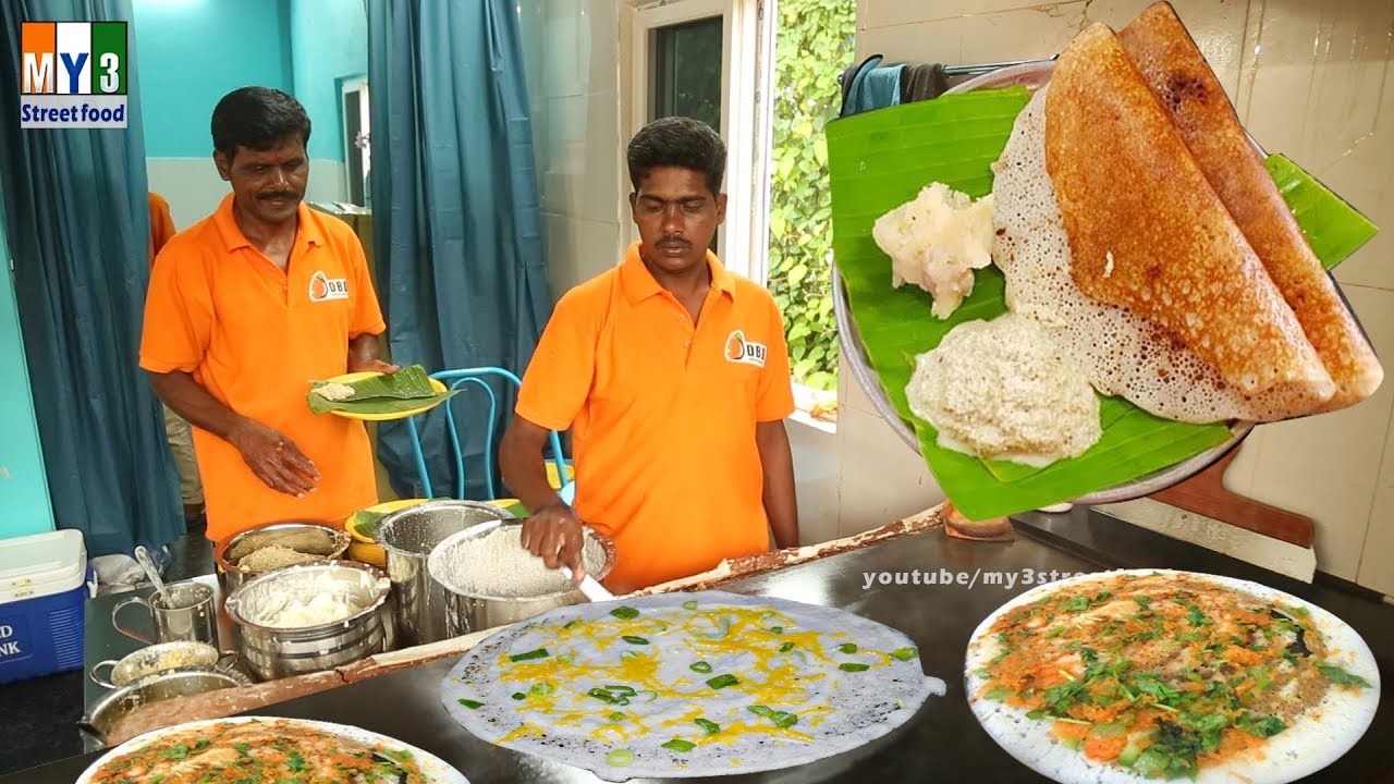 Davanagere Benne Dosa | Wolrd Famous Davanagere Special Benne(Butter) Dosa #StreetFood | STREET FOOD