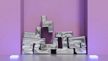 Softbody Tetris Simulation/Animation