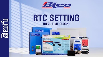 How to Set RTC (Real Time Clock) Timer on BTCO Submersible Motor Starters - Telugu Tutorial