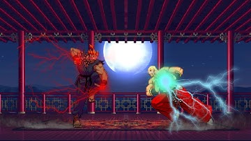 Akuma Vs Geese Howard - Street Fighter X The King of Fighters - KOF ALL STAR X Capcom Vs SNK 2