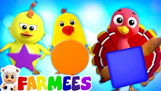 we are shapes shapes song nursery rhymes kids songs animal cartoon childrens music
