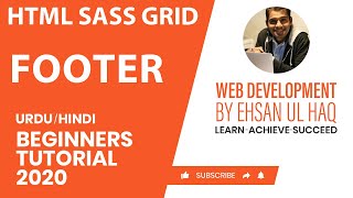 How Design Website Footer Using Html 5 CSS Grid | Footer Design | Creative Footer | Footer 2020